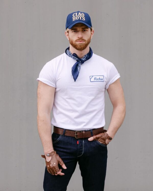 Men's skinny jeans (Dark blue)