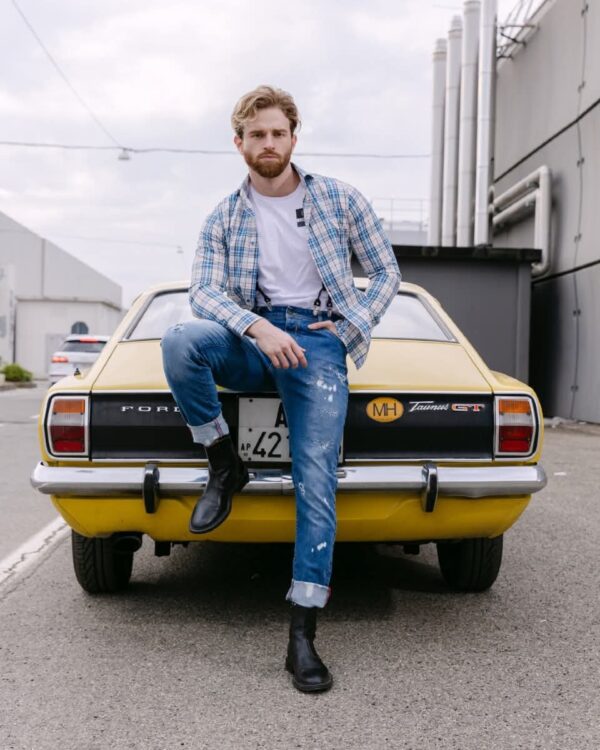 Men's skinny jeans (Blue)