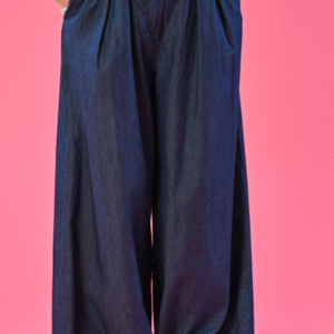 Women's wide jeans (Blue)