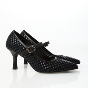 Braided pump shoes (Black)