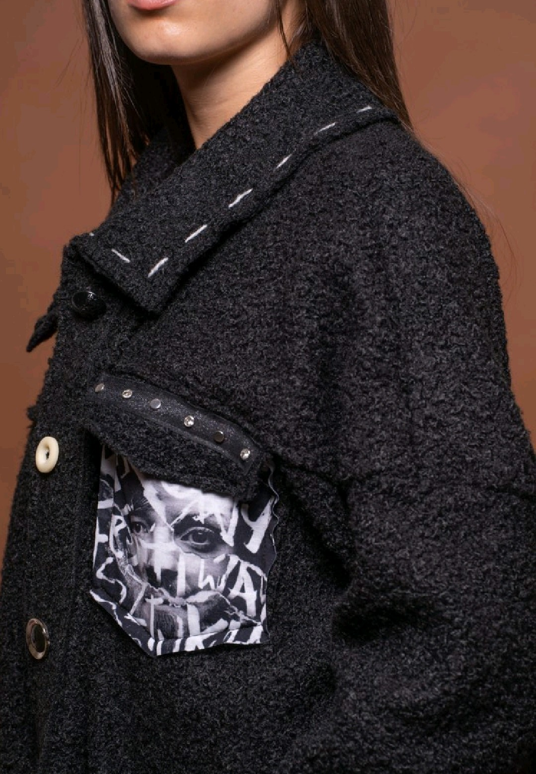 Long black coat - Image 3